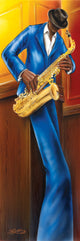 Jazz Saxophone Poster Print - 36x12 Rolled Art
