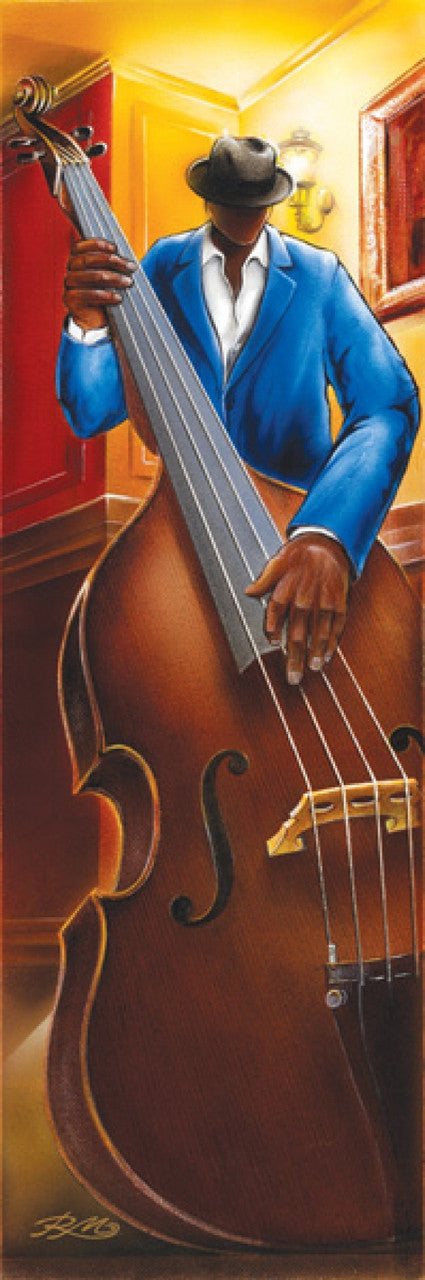 Jazz - Bass Rolled Poster Print - Perfect for Music Lovers