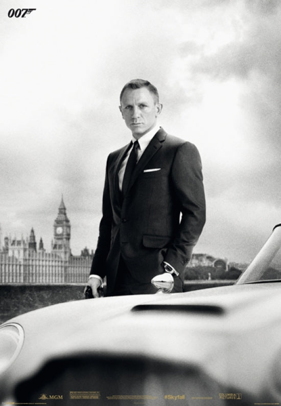 James Bond Skyfall DB5 Mural Poster 27x39
