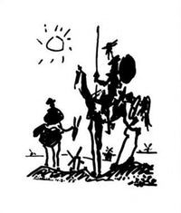 Don Quixote Poster Print by Pablo Picasso - 22x28