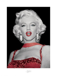 Marilyn Monroe - Red Dre Rolled Poster Print