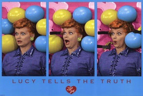 I Love Lucy - Balloons Rolled Poster Print - 34x22