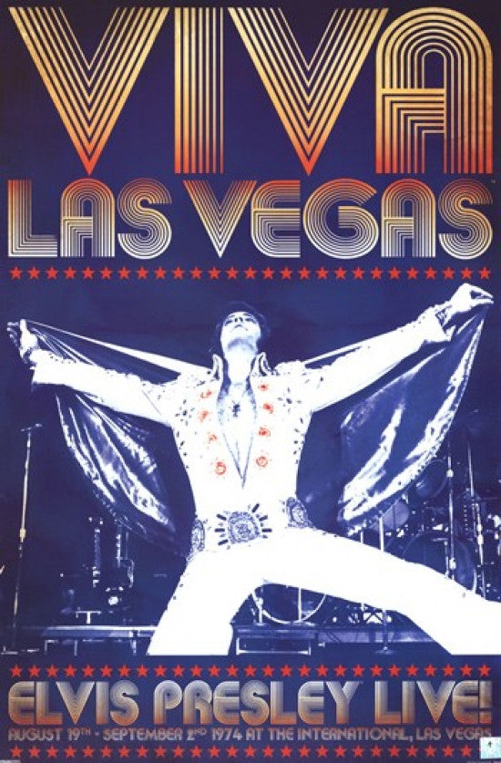 Elvis Presley - Viva Las Vegas Rolled Poster Print