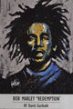 Bob Marley Redemption poster by David Garibaldi, vibrant art print.
