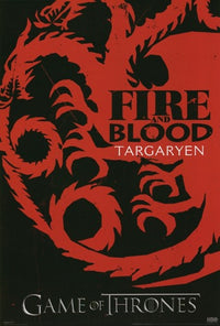 Game of Thrones Targaryen Sigil Poster Print - 22x34
