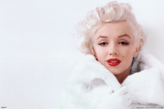 Marilyn Monroe - White Poster Print (24x36) | Posterazzi