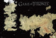 Game of Thrones Map of Westeros Horizontal Poster Print