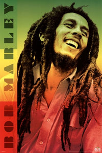 Bob Marley - Colors Rolled Poster Print - 22x34