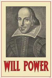 Will Power Poster Print - William Shakespeare Art | Posterazzi