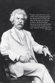 Mark Twain Discover Poster - Inspirational Wall Art