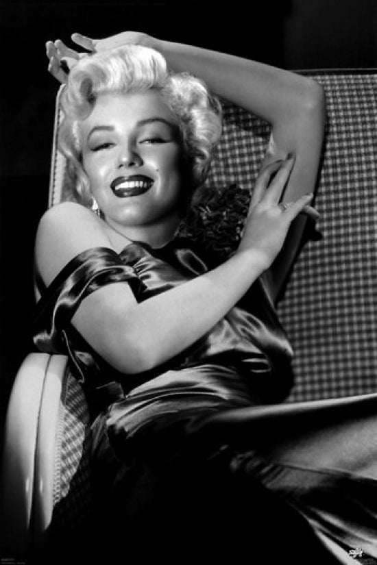 Marilyn Monroe Reclining Poster - Iconic Hollywood Art