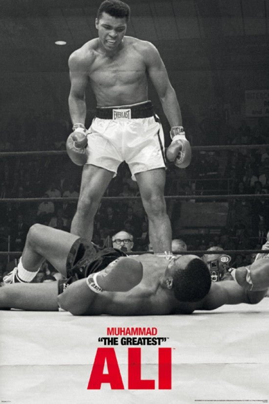 Muhammad Ali vs. Sonny Liston First Round Poster Print