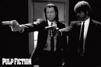 Pulp Fiction Duo Guns Poster Print - 36x24 Rolled Art