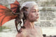Game of Thrones Khaleesi Daenerys Targaryen Poster Print