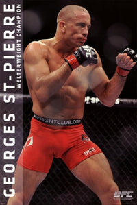 UFC Georges St-Pierre Rolled Poster Print - 24x36