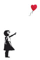 Balloon Girl Poster Print by Banksy - 24x36 Rolled Art