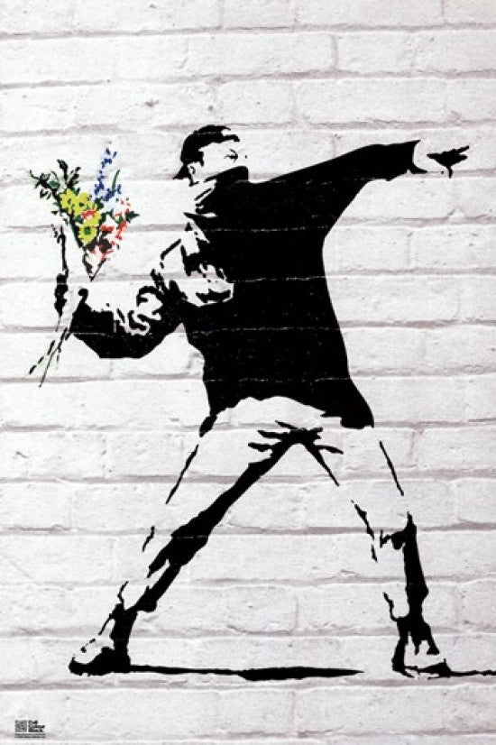 Flower Bomber Poster Print by Banksy - 24x36