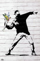 Flower Bomber Poster Print by Banksy - 24x36