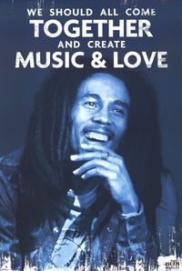 Bob Marley 'We Should All Come Together' Poster Print