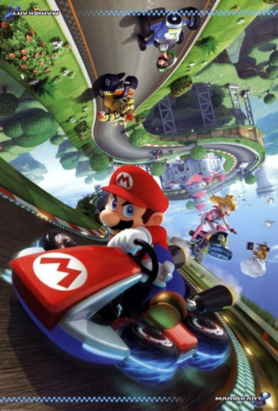 Mario Kart 8 Poster Print - Fun Racing Art for Gamers