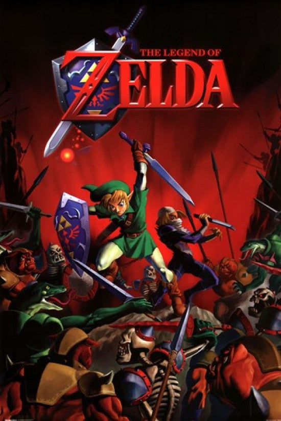 Zelda - Battle Poster Print (22x34) - Rolled Poster