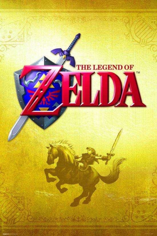 Zelda - Gold Rolled Poster Print 22x34