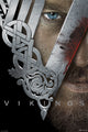 Vikings Helmet Poster Print showcasing Norse warrior theme