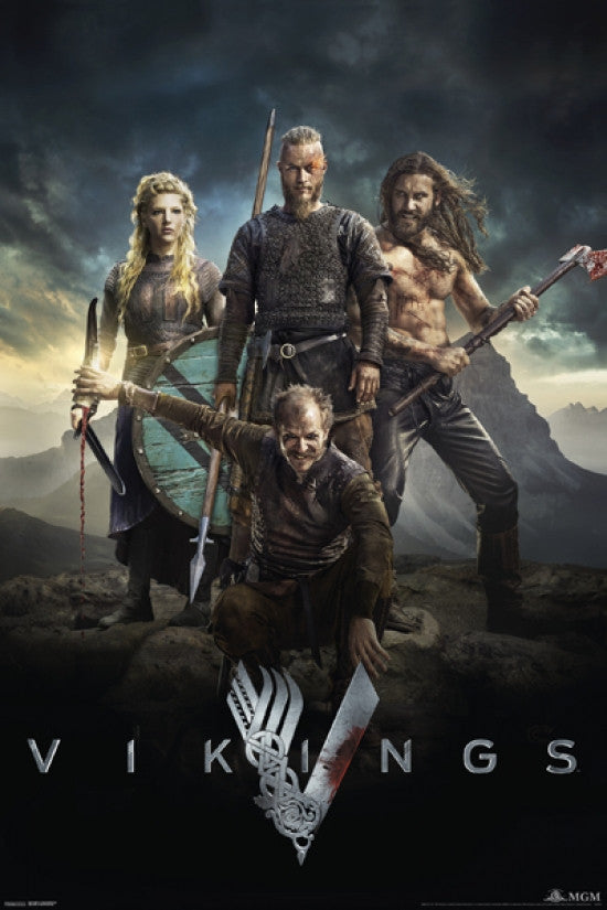 Vikings Characters Poster Print - 22x34 Rolled Art