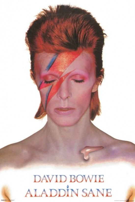 David Bowie Aladdin Sane Poster Print - 24x36 Rolled Art