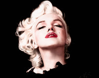 Marilyn Monroe Eyes Shut Poster Print - 34x22