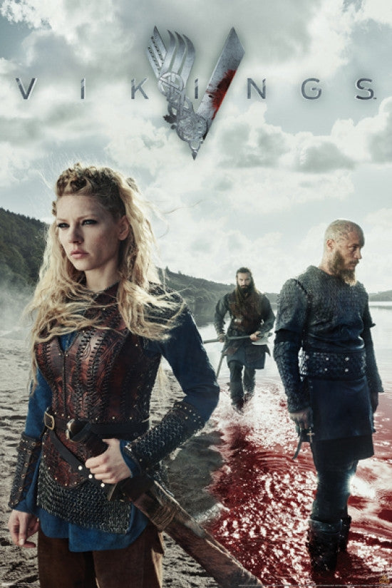 Vikings - Blood Rolled Poster Print - 24x36