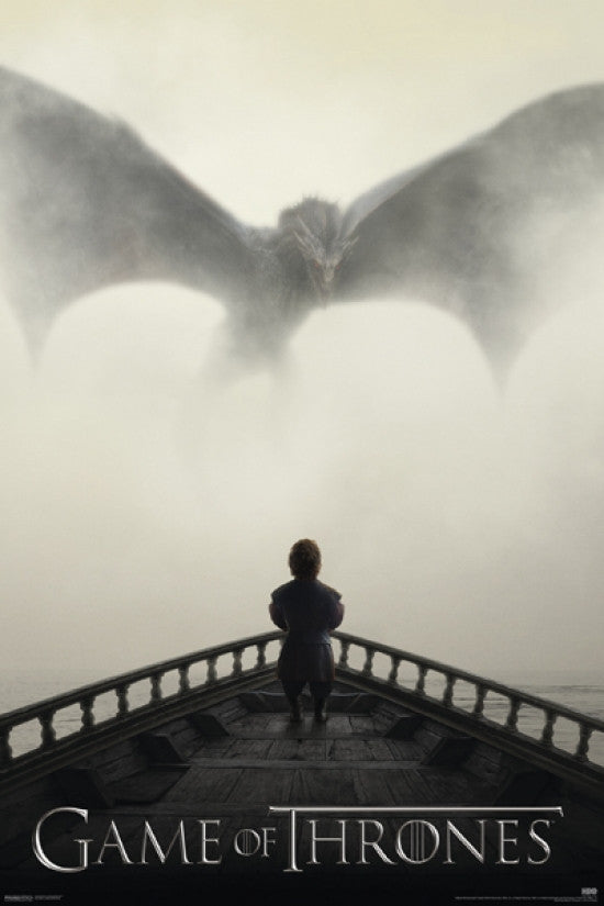 Game of Thrones Tyrion Lannister & Dragon Poster Print
