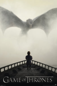 Game of Thrones Tyrion Lannister & Dragon Poster Print
