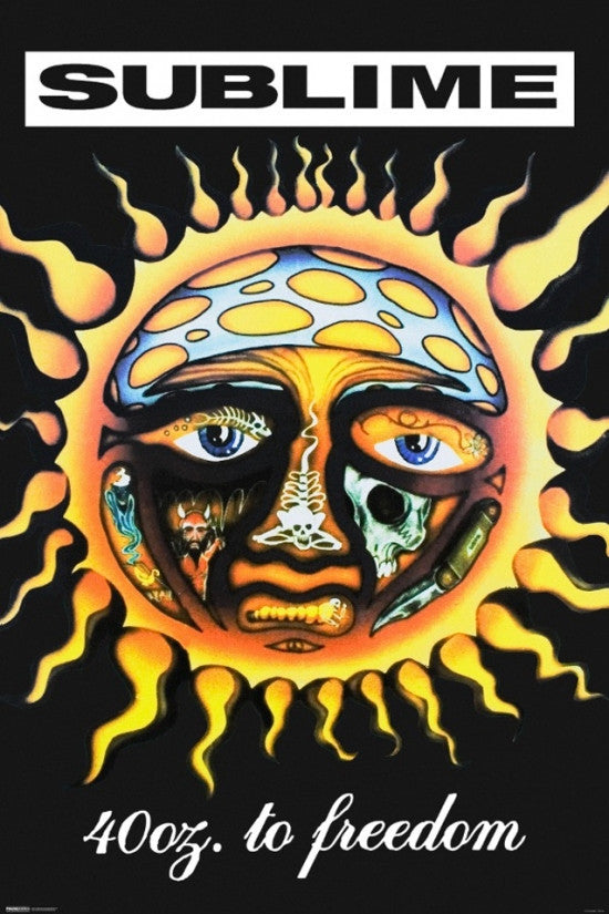 Sublime - 40 Oz. to Freedom Rolled Poster Print