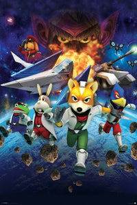 Star Fox 64 Characters Poster Print - 24x36 | Posterazzi