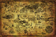 Zelda Map Poster Print - Rolled Art Print (34x22)