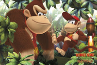 Donkey Kong and Diddy Kong Poster Print 36x24