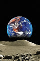 Earth from the Moon Poster Print - 24x36