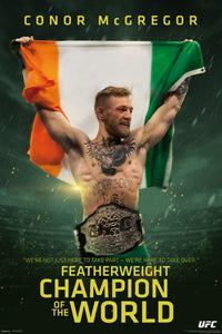 UFC Conor McGregor Champion Poster Print - 24x36