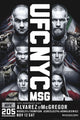 UFC 205 NYC MSG Poster showcasing mixed martial arts event.