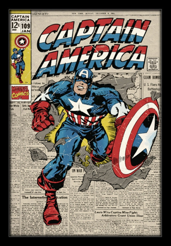 Captain America - #109 Rolled Poster Print