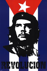 Che Guevara Flag Poster Print (24x36) - Perfect for Home or Office