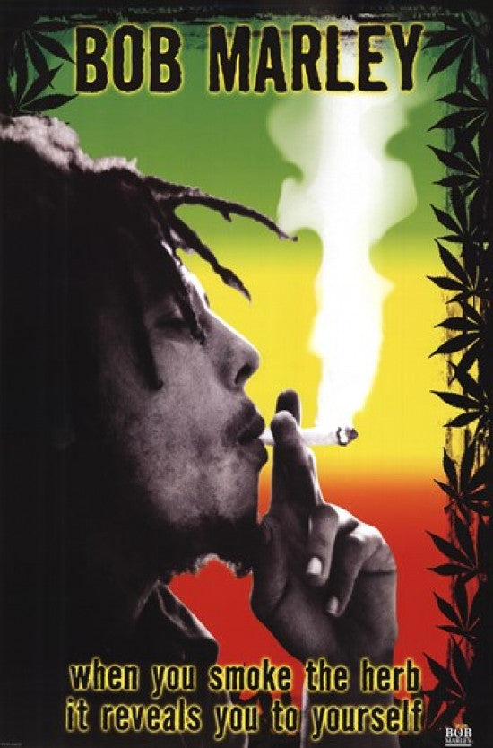 Bob Marley Herb Poster Print - 24x36 Rolled Poster