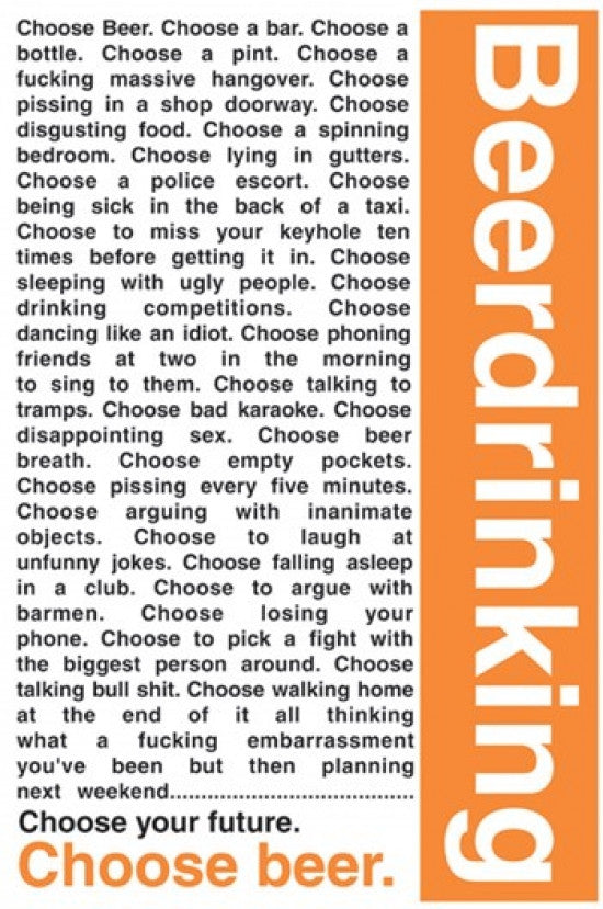 Beer Drinking - Choose Beer Poster Print (24x36) | Posterazzi