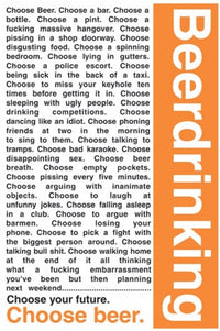 Beer Drinking - Choose Beer Poster Print (24x36) | Posterazzi