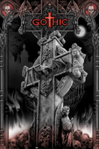 Gothic Cross Rolled Poster Print - 22x34