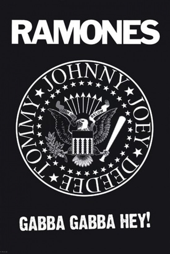 The Ramones Logo Poster Print - 22x34 Rolled Art