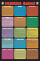 Drinking Games Poster showcasing various classic drinking games for fun gatherings.