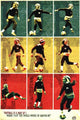 Bob Marley Football Soccer Collage Poster - Vibrant Art