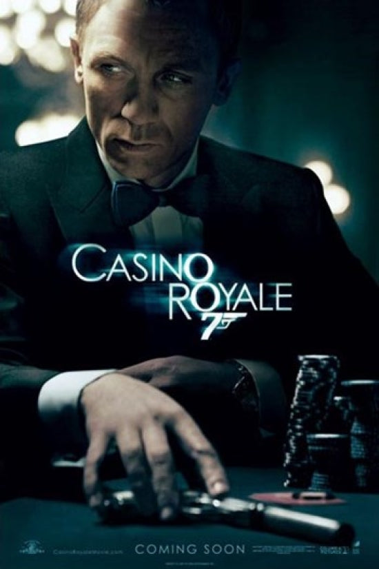 Casino Royale Teaser Poster 24x36 - James Bond Art